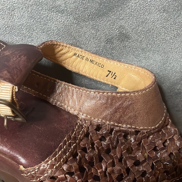 BED STU Petra Wooden Heel Wedge Sandals - Picture 11 of 15